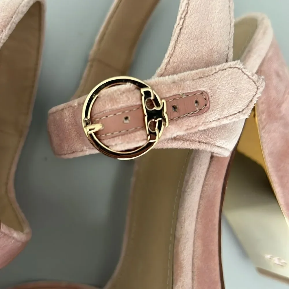 Tory Burch Loretta Velvet Platform Size 11